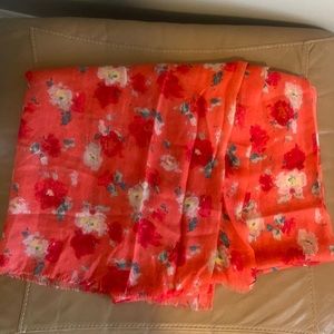 J.CREW Floral Scarf